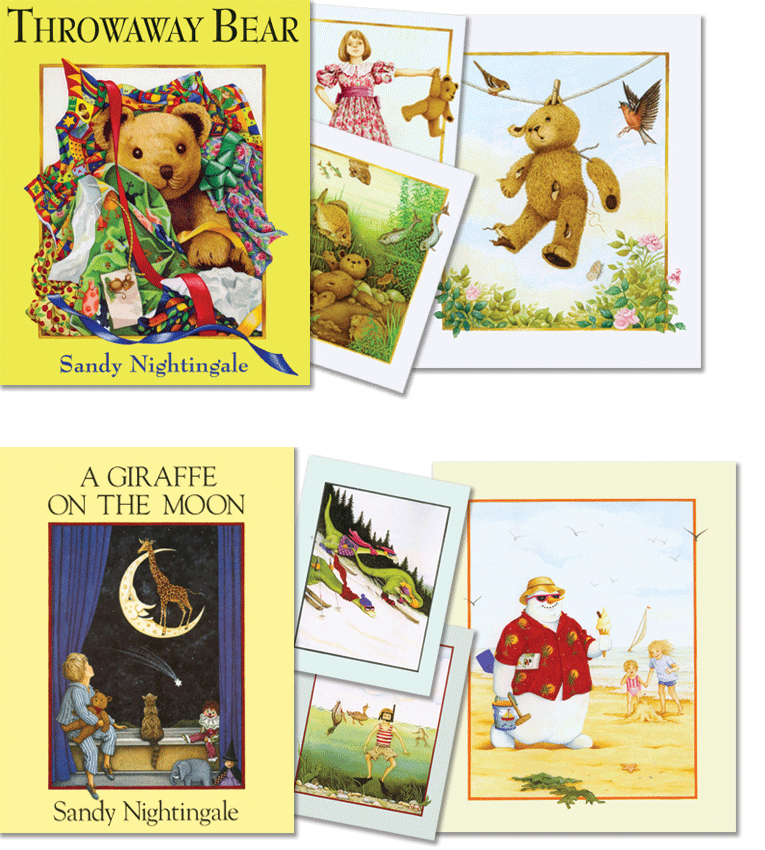 Sandy Nightinggale - Children's Books Illustrations