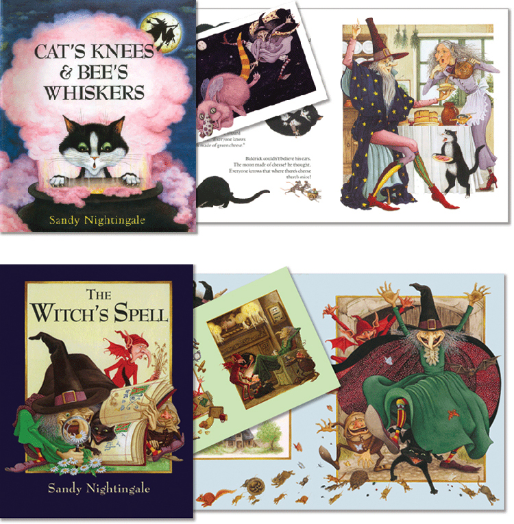 Sandy Nightinggale - Children's Books Illustrations