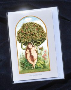 Eve's Real Downfall - Heavenly Bodies Greetings Card